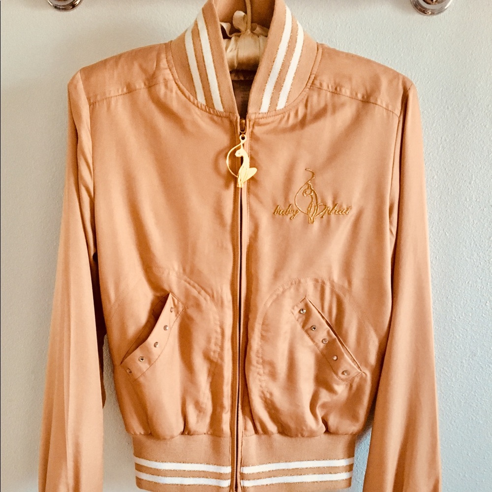 Vintage Baby Phat Satin Bomber Jacket